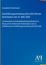 Europäische Kommission, Verordnung (EU) 2023/594 vom 16. März 2023, Maßnahmen gegen Afrikanische Schweinepest. Logo rechts.