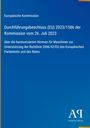 Europäische Kommission, Durchführungsbeschluss (EU) 2023/1586, Maschinenrichtlinie, blaues Cover, Antiphon Verlag.