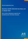Rat der Europäischen Union: Beschluss (GASP) 2024/2643 des Rates vom 8. Oktober 2024, Buch