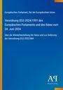 Europäisches Parlament: Verordnung (EU) 2024/1991 des Europäischen Parlaments und des Rates vom 24. Juni 2024, Buch