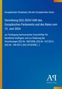 Verordnung (EU) 2024/1689 zur Festlegung harmonisierter Vorschriften für künstliche Intelligenz. Blau mit gelbem Rand.