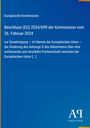 Europäische Kommission: Beschluss (EU) 2024/699, 26. Februar 2024, Partnerschaft EU. Blaues Design, Logo Antiphon Verlag.