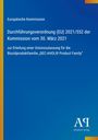 Europäische Kommission: Durchführungsverordnung (EU) 2021/552 der Kommission vom 30. März 2021, Buch