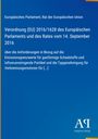 Europäisches Parlament: Verordnung (EU) 2016/1628 des Europäischen Parlaments und des Rates vom 14. September 2016, Buch