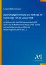 Europäische Kommission: Durchführungsverordnung (EU) 2018/150 der Kommission vom 30. Januar 2018, Buch