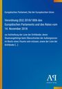 Europäisches Parlament: Verordnung (EU) 2018/1806 des Europäischen Parlaments und des Rates vom 14. November 2018, Buch