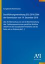 Europäische Kommission: Durchführungsverordnung (EU) 2018/2066 der Kommission vom 19. Dezember 2018, Buch