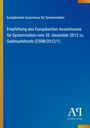 Empfehlung des Europäischen Ausschusses für Systemrisiken, 20. Dezember 2012, Geldmarktfonds. Blauer Hintergrund.