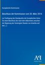Text: "Europäische Kommission, Beschluss der Kommission vom 20. März 2014...". Dunkelblauer Hintergrund, Verlagslogo.