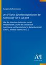 Europäische Kommission: 2014/458/EU: Durchführungsbeschluss der Kommission vom 9. Juli 2014, Buch