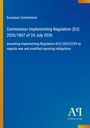 Titel: "Commission Implementing Regulation (EU) 2026/1807 of 24 July 2026" vor blauem Hintergrund mit EU-Logo.