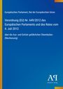 Text über EU-Verordnung 649/2012 zu Chemikalien. Blau mit orangem Rand. Unten rechts Verlagssignet (AQ Antiphon Verlag).