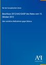 Beschluss über Maßnahmen gegen Belarus, EU-Rat, 2012; blau, schlicht, Antiphon Verlag Logo unten.