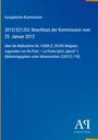 Europäische Kommission: Beschluss 2012/321/EU über Maßnahme SA.14588, De Post, veröffentlicht als C(2012) 178. Blaues Layout.