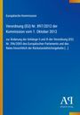 Text: Europäische Kommission, Verordnung (EU) Nr. 897/2012. Blaues Cover mit gelbem Rand und Verlagslogo unten rechts.