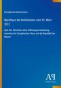 Europäische Kommission, Beschluss vom 23. März 2012, Währungsvereinbarung EU und San Marino. Blaues Cover.