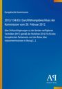 Text: „Europäische Kommission“, „2012/134/EU...“, blaue Farbverläufe, gelber Streifen links, weißes Logo unten.