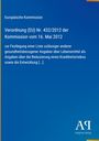 Ein Cover mit blauem Hintergrund: "Verordnung (EU) Nr. 432/2012 der Kommission vom 16. Mai 2012". Logo unten rechts.