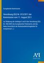Text zu EU-Verordnung Nr. 813/2011 auf blauem Hintergrund. Logo unten rechts: "Antiphon Verlag".