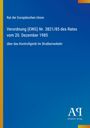 Titel und Details der Verordnung des Rates der EU, blauer Hintergrund, gelber Rand, Logo des Antiphon Verlags rechts.
