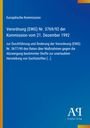 Europäische Kommission, Verordnung (EWG) Nr. 3769/92, blaues Buchcover, gelber Rand, Antiphon Verlag Logo.