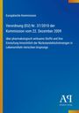 Text über EU-Verordnung 37/2010 zur Einstufung pharmakologischer Stoffe. Blaue Abdeckung, Verlagslogo unten rechts.