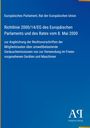 Richtlinie 2000/14/EG des Europäischen Parlaments und des Rates, blaue Hintergrundfarbe, Antiphon Verlag-Logo.