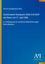 Titel: "Gemeinsamer Standpunkt 2006/318/GASP" des Rates der Europäischen Union. Blaues Cover mit gelbem Rand.