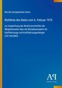 Richtlinie des Rates vom 6. Februar 1970; Text auf blauem Hintergrund, links gelber Streifen, Logo unten rechts.