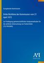 "Europäische Kommission, Dritte Richtlinie vom 27. April 1972, Untersuchungsmethoden für Futtermittel (72/199/EWG)." Oben links und mittig. Rechts unten Antiphon Verlag-Logo. Hintergrund blau mit gelbem Streifen links.