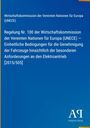 "Oberer Text: Wirtschaftskommission der Vereinten Nationen für Europa (UNECE). Darunter: Titel der Regelung Nr. 100. Unten rechts ein Verlagslogo."