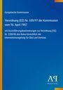 Europäische Kommission, Verordnung (EG) Nr. 659/97 vom 16. April 1997 zur Interventionsregelung. Blaues Design.