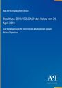 Text zur EU-Entscheidung von 2010 über restriktive Maßnahmen gegen Myanmar, blaues Layout mit Antiphon Verlag Logo.