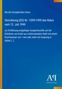 Titel: Verordnung (EG) Nr. 1599/1999 des Rates vom 12. Juli 1999. Enthält Zollregelungen für Einfuhren aus Indien. Hintergrund blau-orange.