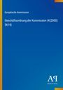 Text: Europäische Kommission, Geschäftsordnung der Kommission (K(2000) 3614). Blaues Cover mit Verlagssignet.
