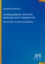 Europäische Kommission, Verordnung (EWG) Nr. 3076/78 über Einfuhr von Hopfen aus Drittländern. Logo: Antiphon Verlag.