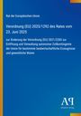 Titel: Verordnung (EU) 2025/1292 vom 23. Juni 2025. Blau mit gelbem Rand links. Logo unten: Antiphon Verlag.