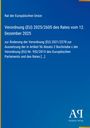 Verordnung (EU) 2025/2605 des Rates vom 12. Dezember 2025; blaues Cover mit gelber Linie und einem Logo unten rechts.