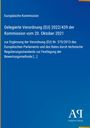 Text: Delegierte Verordnung (EU) 2022/439, EU-Kom. vom 20. Oktober 2021. Blaues Design, Antiphon Verlag-Logo unten rechts.