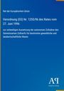 Text zur EU-Verordnung und Aussetzung von Zollsätzen. Blauer Hintergrund mit gelbem Rand und Antiphon Verlag Logo.