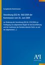 Europäische Kommission, Verordnung (EG) Nr. 560/2009, Änderung Verordnung (EG) Nr. 874/2004. Blaues Design mit gelben Akzenten.