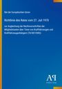 Text: Richtlinie des Rates vom 27. Juli 1970; blaues Design mit gelben Streifen und Verlagslogo unten rechts.