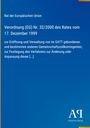 Text über Verordnung (EG) Nr. 32/2000 des Rates, Datum 17. Dezember 1999, EU-Regel über Zollkontingente. Logo unten.