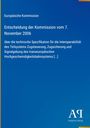 Text: Entscheidung der Kommission vom 7. November 2006 über Interoperabilität des Zugsteuerungssystems. Logo unten rechts.