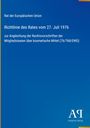 Text: "Rat der Europäischen Union, Richtlinie des Rates vom 27. Juli 1976, zur Angleichung der Rechtsvorschriften..."  
Blauer Hintergrund, Verlag-Logo.