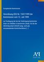 Europäische Kommission, Verordnung (EG) Nr. 1547/1999 über Abfallverbringung. Blauer Hintergrund, Antiphon Verlag.