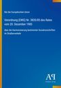 Text: "Rat der Europäischen Union. Verordnung (EWG) Nr. 3820/85 vom 20. Dezember 1985. Antiphon Verlag Logo."