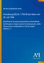 Text über Verordnung der EU zur Aussetzung wirtschaftlicher Beziehungen zu Angola. Blau mit EU-Thema. Logo unten.