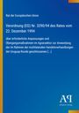 Text über Verordnung der EU zu Agrarsektor vom Rat 1994. Blau mit gelbem Rand, Logo Antiphon Verlag.