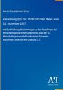 Text: Verordnung (EG) Nr. 1528/2007 über Wirtschaftspartnerschaftsabkommen. Blaues Cover mit gelbem Streifen. Logo: Antiphon Verlag.